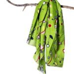 Scarves for Womenfor ladies, Girls Cotton printed Scarf, 100x100 Cm Square Size,100% Cotton trendy Scarf for Girls