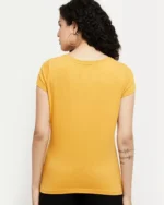 Women Floral Regular Fit Round-Neck T-Shirt - Image 2